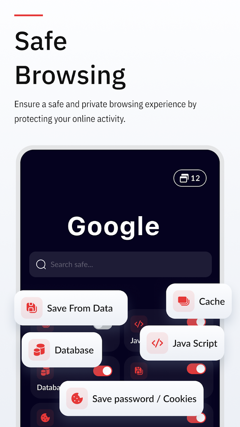 Antivirus Guardian privacy tools screen